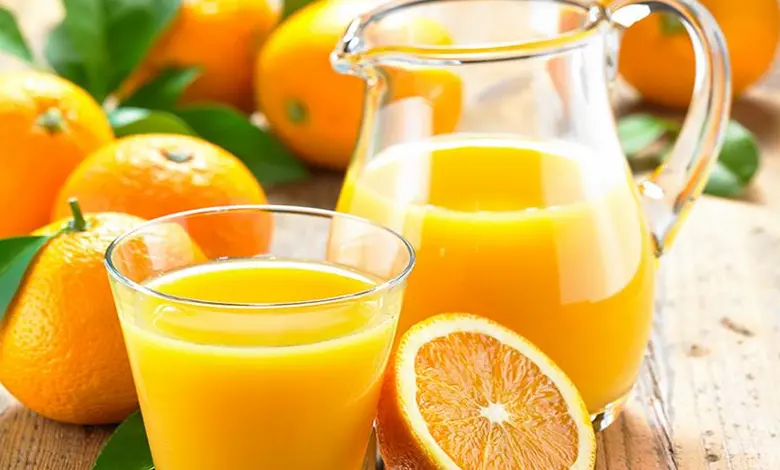 القيم الغذائية في البرتقال