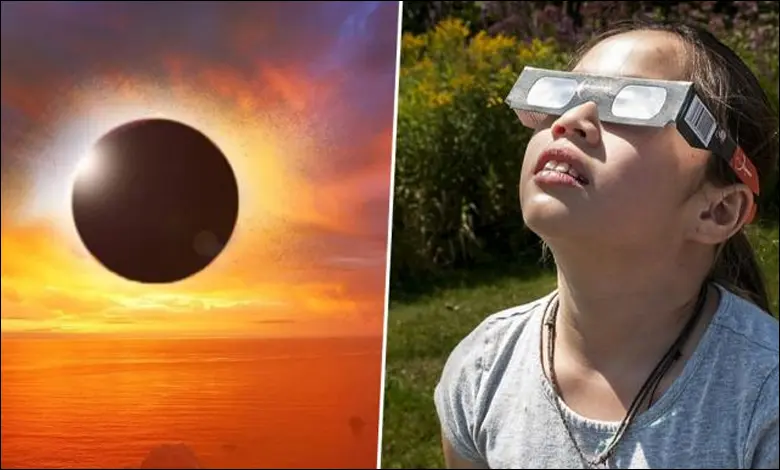 solar eclipse 2022 de 33 33 33 22 - أضرار كسوف الشمس مع 8 معلومات حول الكسوف الجزئي والكلي